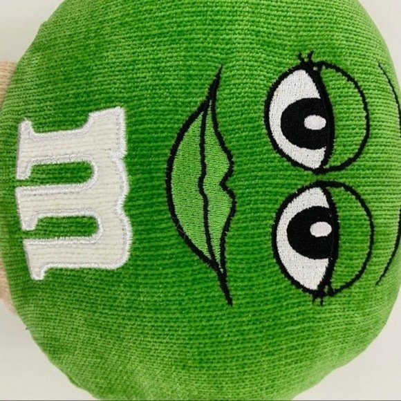 Mars M&M’s World Green Character M&M Knit Plush - Picture 3 of 11